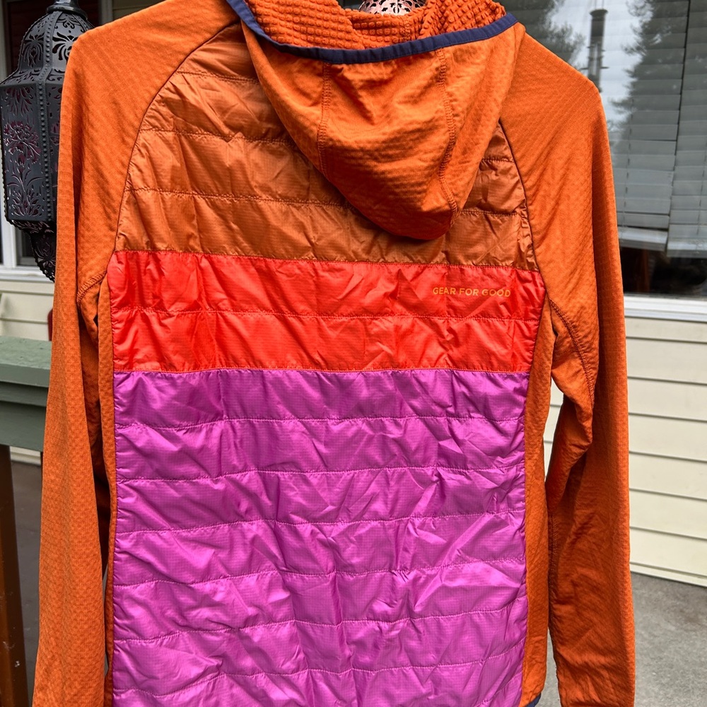 Cotopaxi Colorful Puffer Jacket - Orange, Red, Pink - Picture 2 of 8